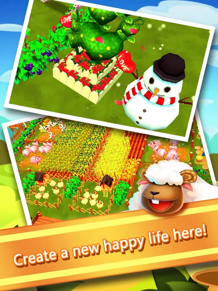 Farm Games: Barn Story 3D Life iPad  Screenshots