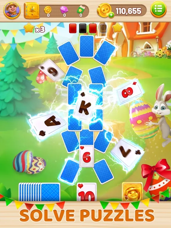 Capturas de pantalla de Farm Story Solitaire Tripeaks iPad 