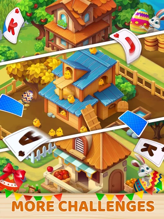 Capturas de pantalla de Farm Story Solitaire Tripeaks iPad 