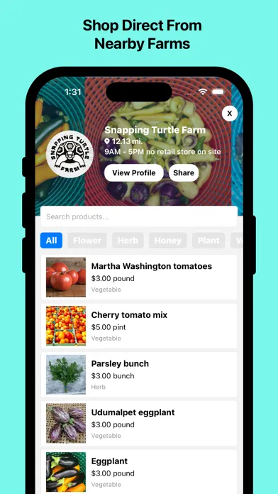 Capturas de pantalla de FarmTab - Shop Local Farms