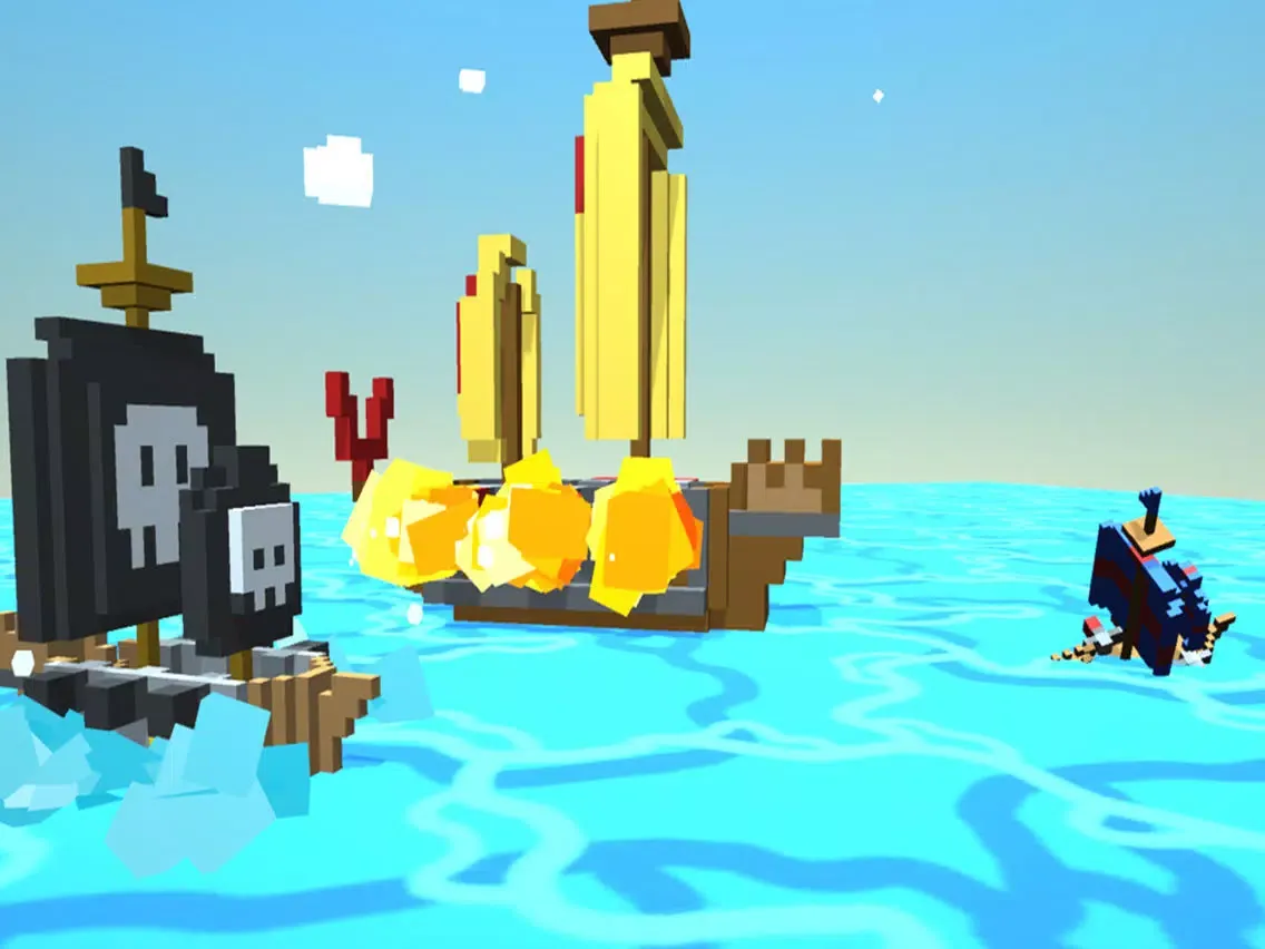 Capturas de tela do Voxel Ship iPad 