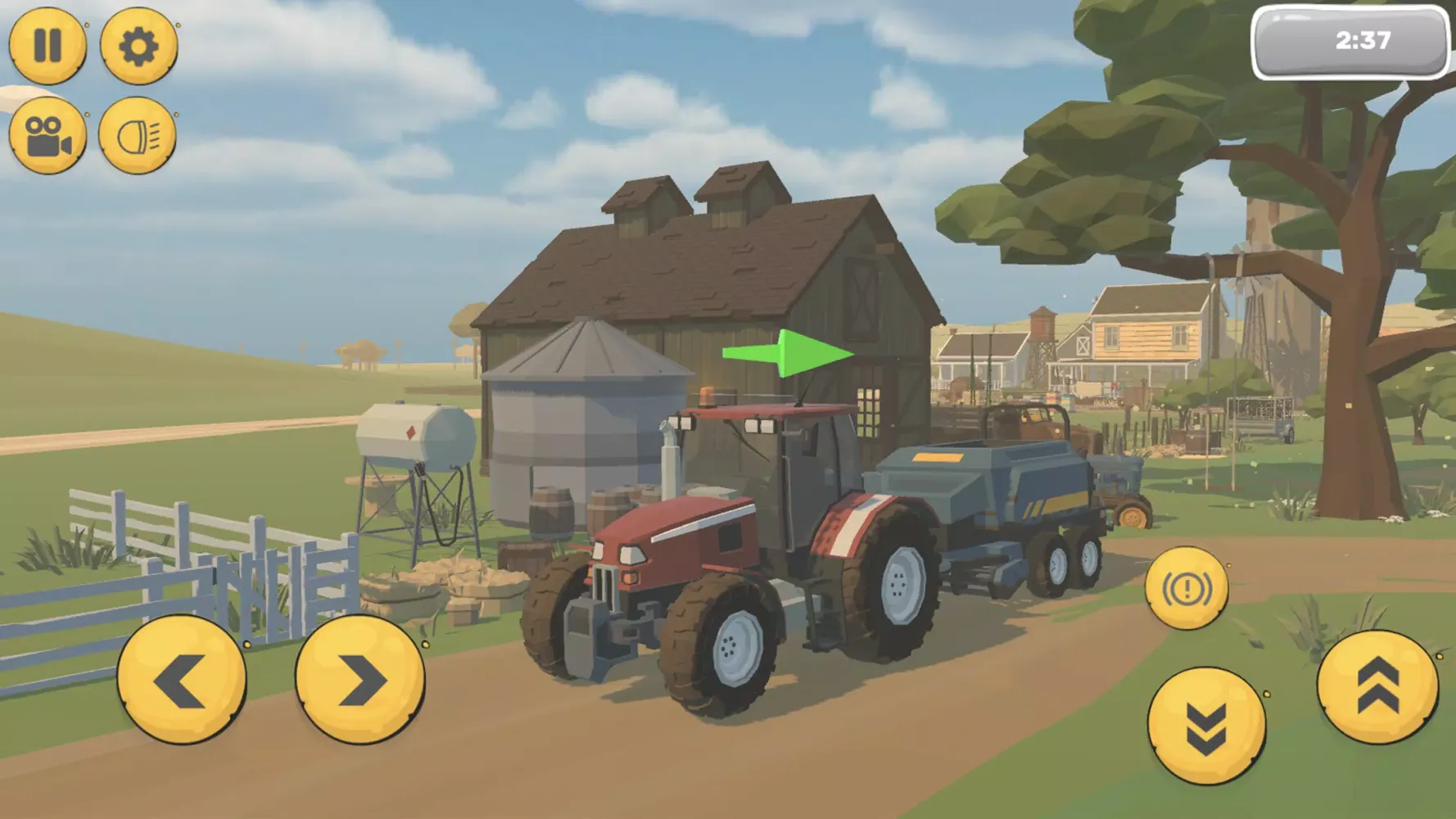 Capturas de tela do Real Tractor Driving Simulator