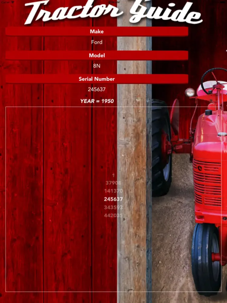 Captures d'écran de Tractor Guide iPad 