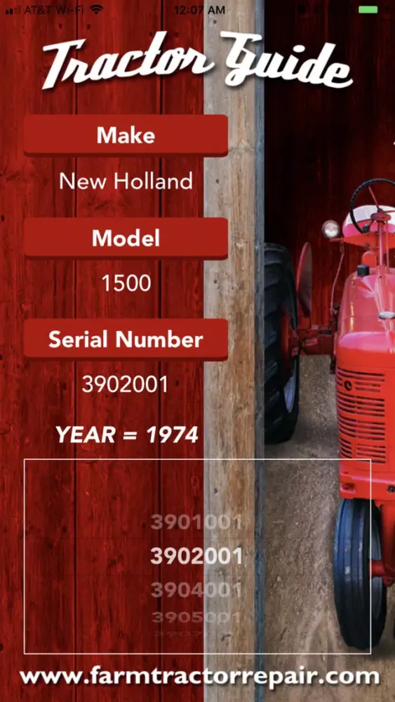 Captures d'écran de Tractor Guide