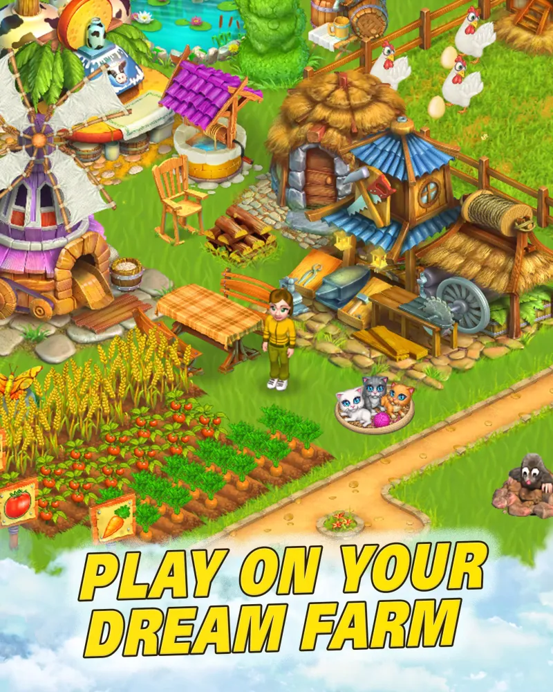 Farm Tribe: Cook & Merge Game Screenshots