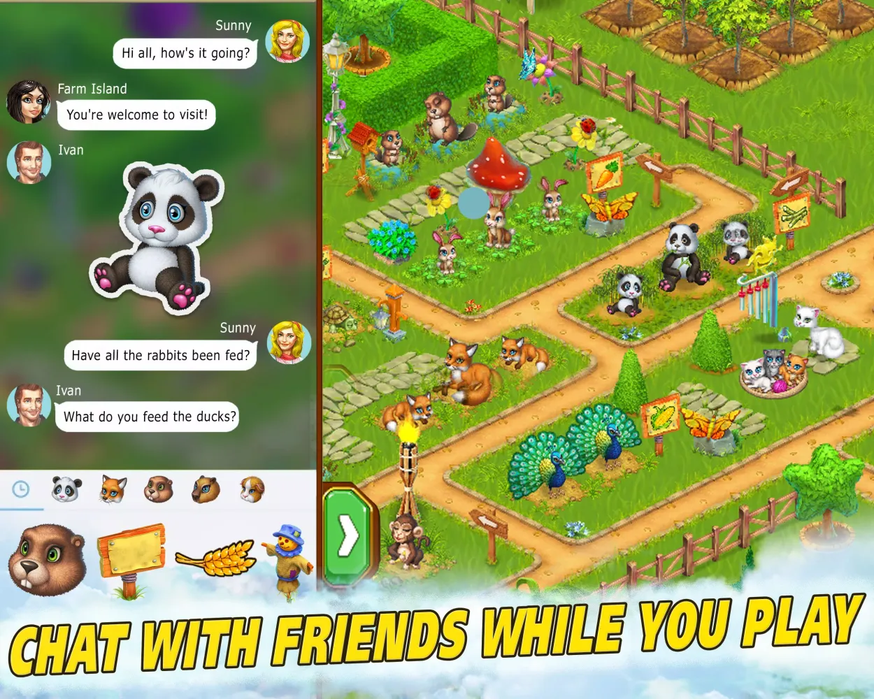 Farm Tribe: Cook & Merge Game Screenshots