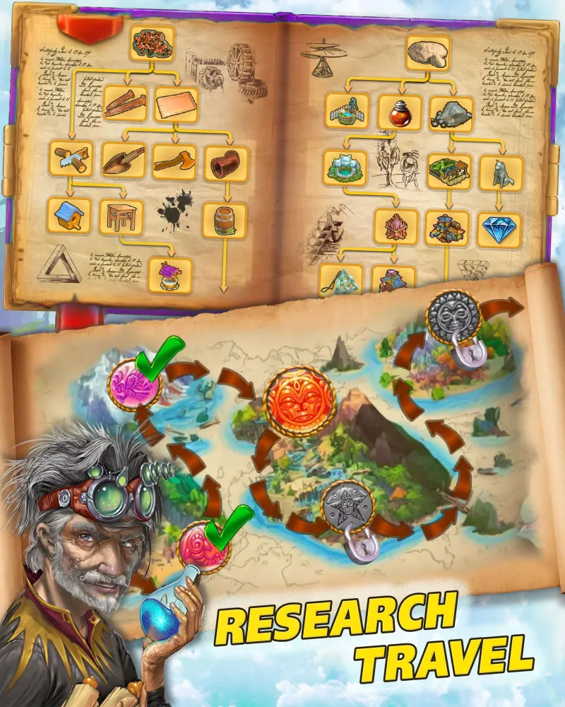 Farm Tribe: Cook & Merge Game Screenshots