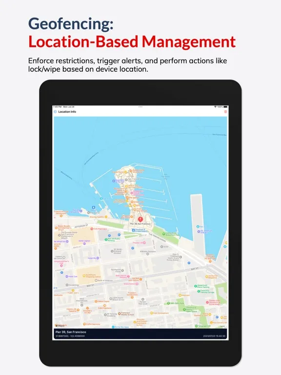 Ảnh chụp màn hình của Faronics MDM iPad