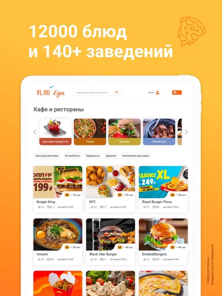 Capturas de pantalla de Farpost Еда iPad 