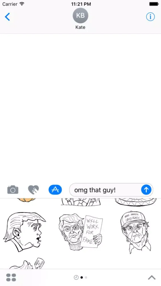 Grump Trump Stickers スクリーンショット