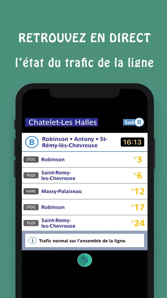Capturas de tela do Mes Stations : Métro RER Bus T