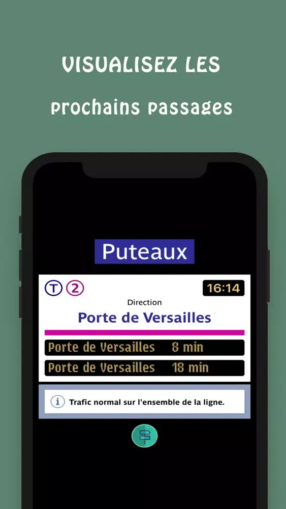 Capturas de tela do Mes Stations : Métro RER Bus T