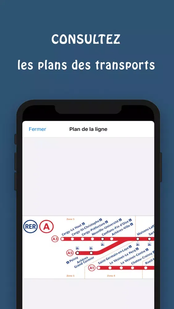 Capturas de tela do Mes Stations : Métro RER Bus T