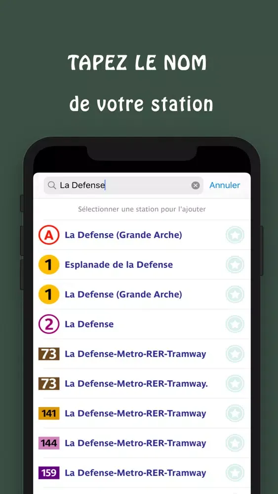 Capturas de tela do Mes Stations : Métro RER Bus T