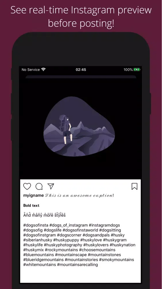 Tangkapan layar Composer - Cool Fonts Editor