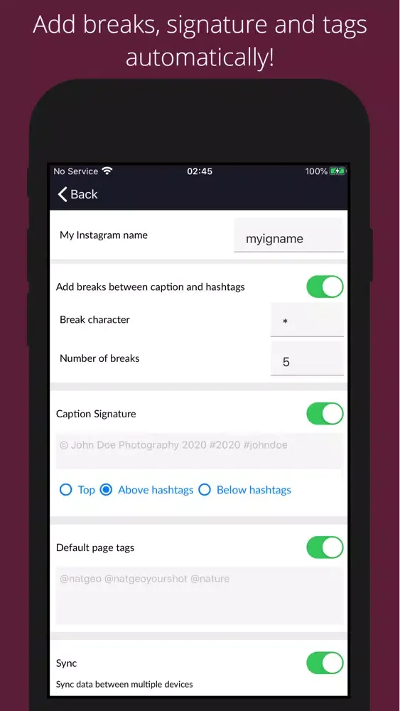Tangkapan layar Composer - Cool Fonts Editor