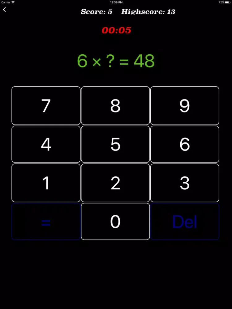 ภาพหน้าจอของ Games Of Math for You iPad 
