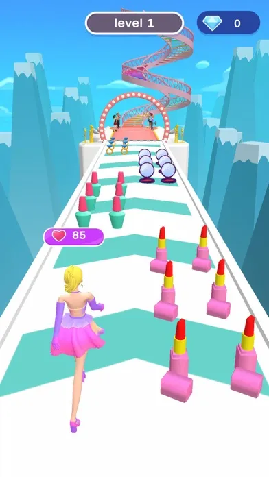 Tangkapan skrin DressUp Run - Fashion Girl