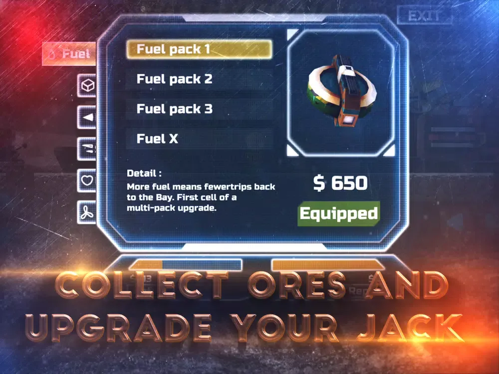 Tangkapan layar Jack : The Miner iPad 