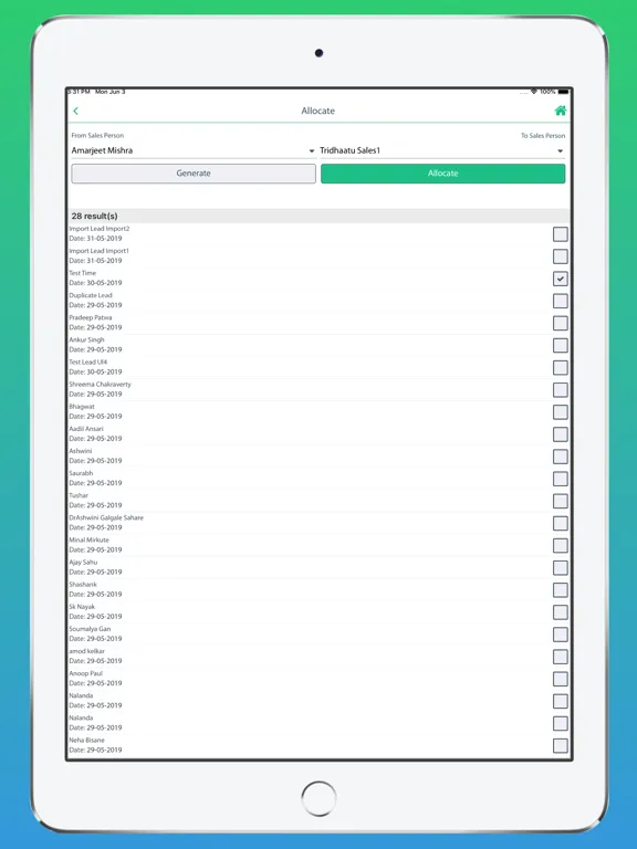 Farvision SFA iPad  Ekran Görüntüleri