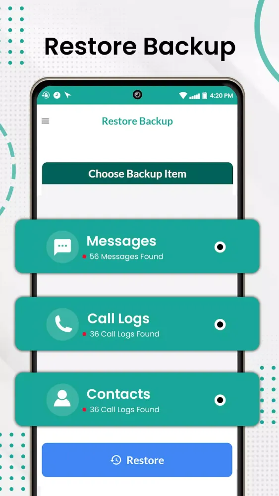Screenshot di Recover Deleted Message, Calls
