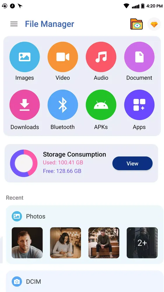 ภาพหน้าจอของ File Explorer: Manager & Clean