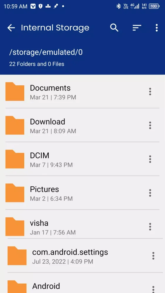ภาพหน้าจอของ File Explorer: Manager & Clean