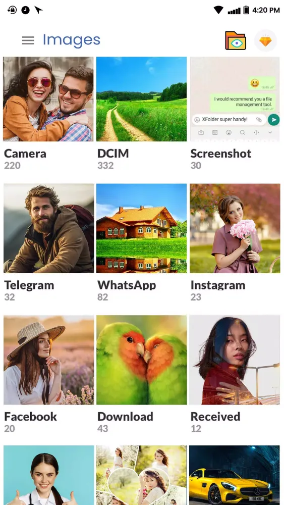 ภาพหน้าจอของ File Explorer: Manager & Clean