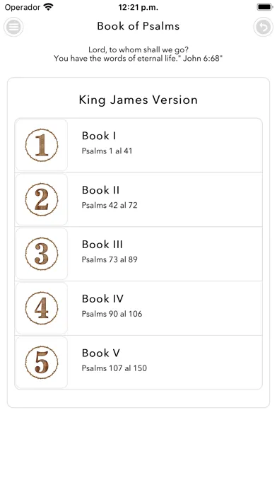 Book of Psalms Screenshots