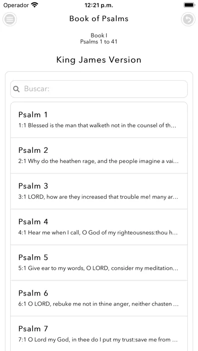 Book of Psalms Screenshots