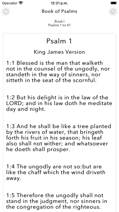 Book of Psalms Screenshots