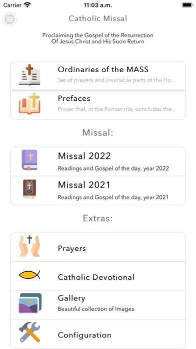 Capturas de pantalla de Catholic Misal