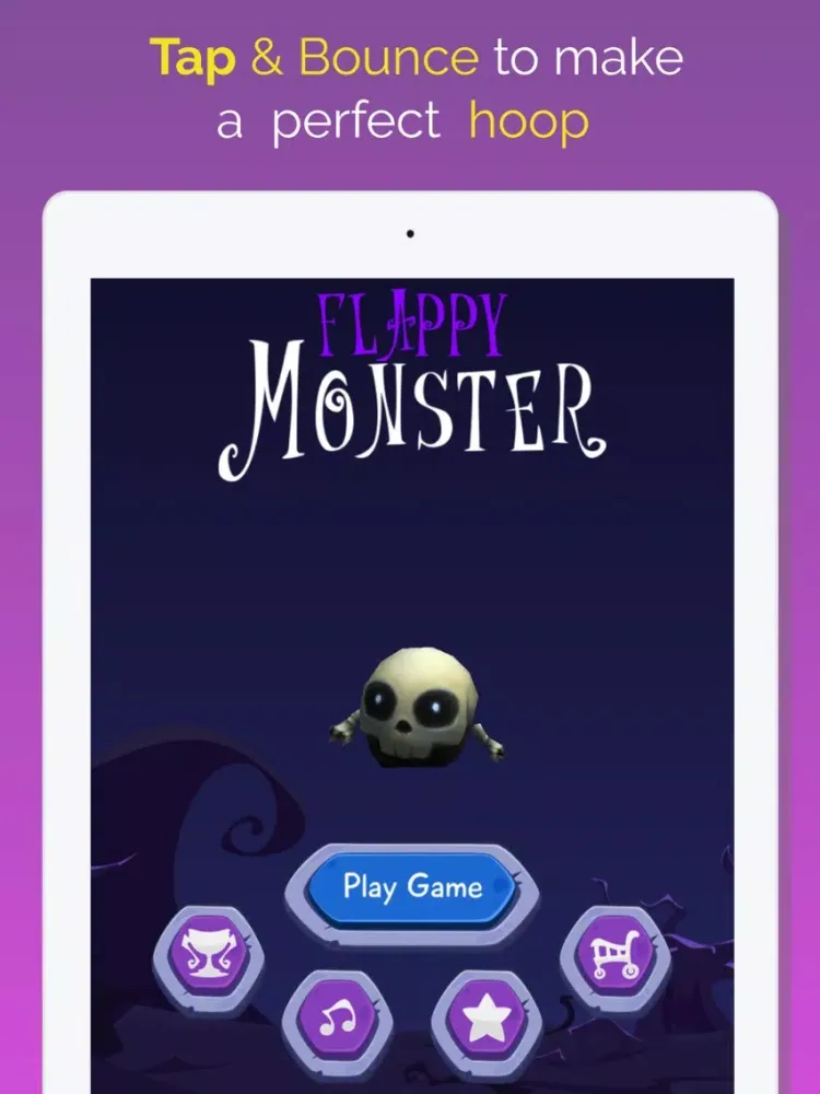 Tangkapan skrin Bouncy Monsters iPad 