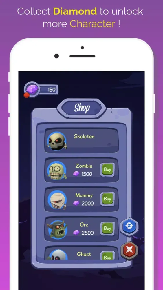 Tangkapan skrin Bouncy Monsters