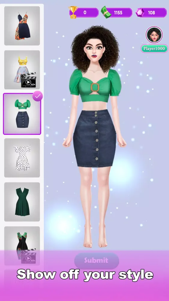 Capturas de tela do Fashion Show: Dress Up Games