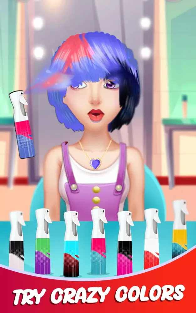 Capturas de pantalla de Fashion Girls Hair Salon Games