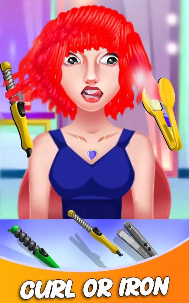 Capturas de pantalla de Fashion Girls Hair Salon Games