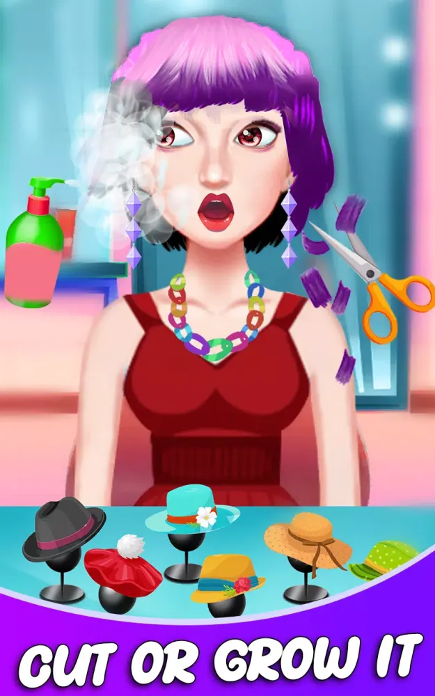 Capturas de pantalla de Fashion Girls Hair Salon Games
