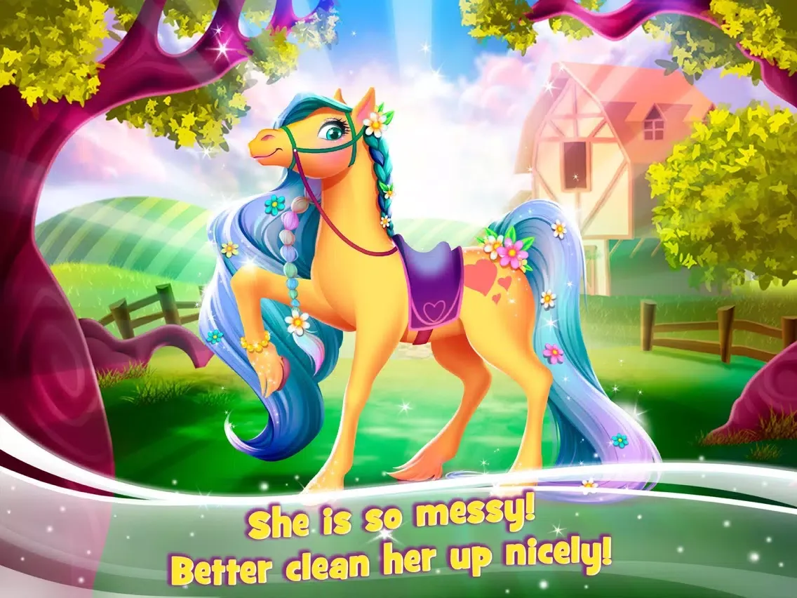 Fashion Rainbow Horse Doctor iPad 应用截图