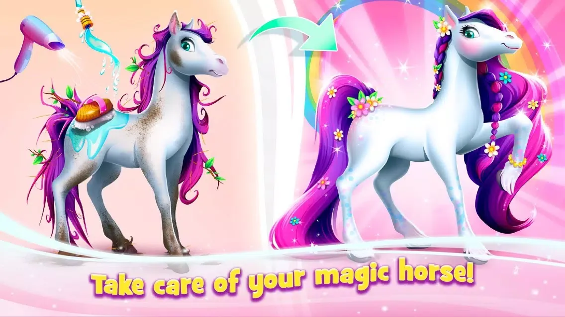 Fashion Rainbow Horse Doctor应用截图