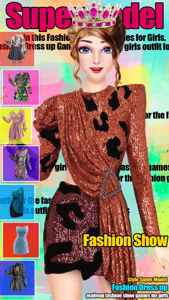 Tangkapan layar Fashion Show:Makeup Games