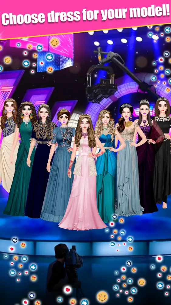 Tangkapan layar Fashion Show:Makeup Games