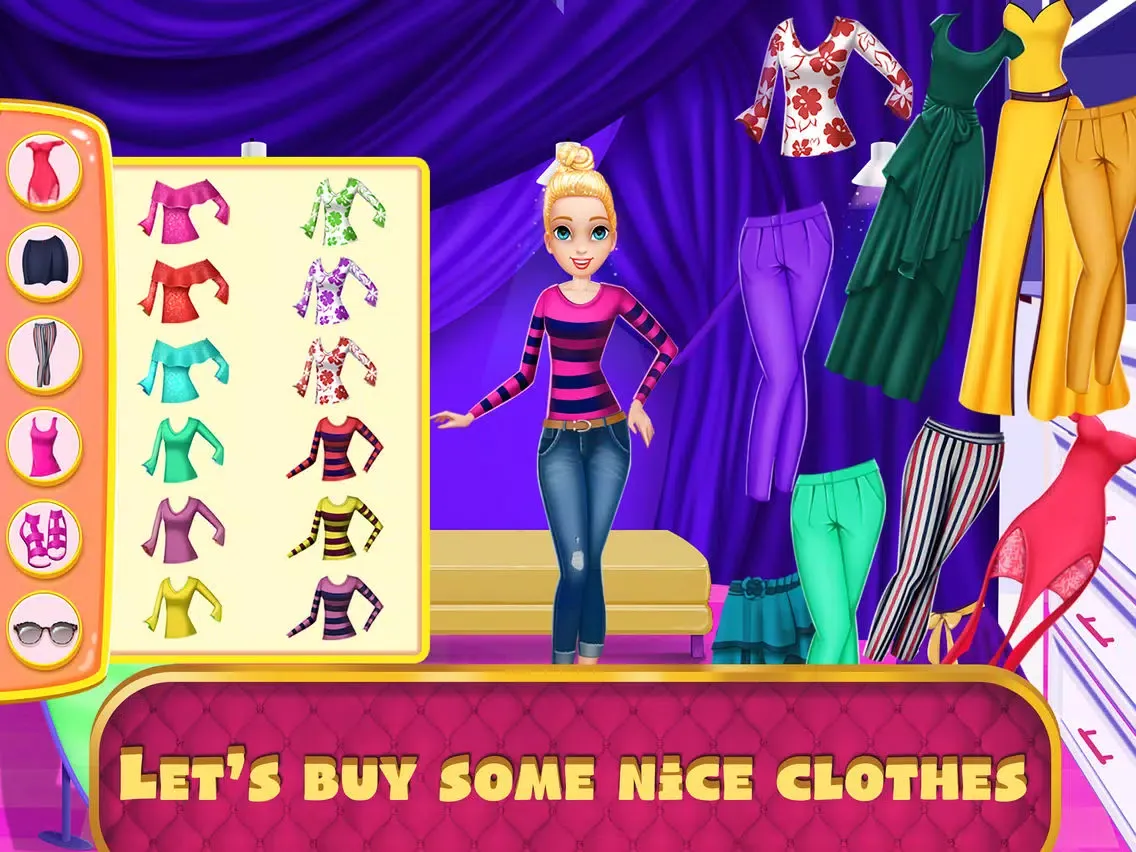 Captures d'écran de Fashion Teen Shopping Princess iPad 