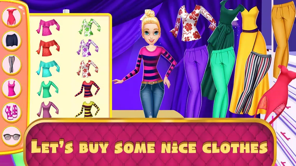 Captures d'écran de Fashion Teen Shopping Princess