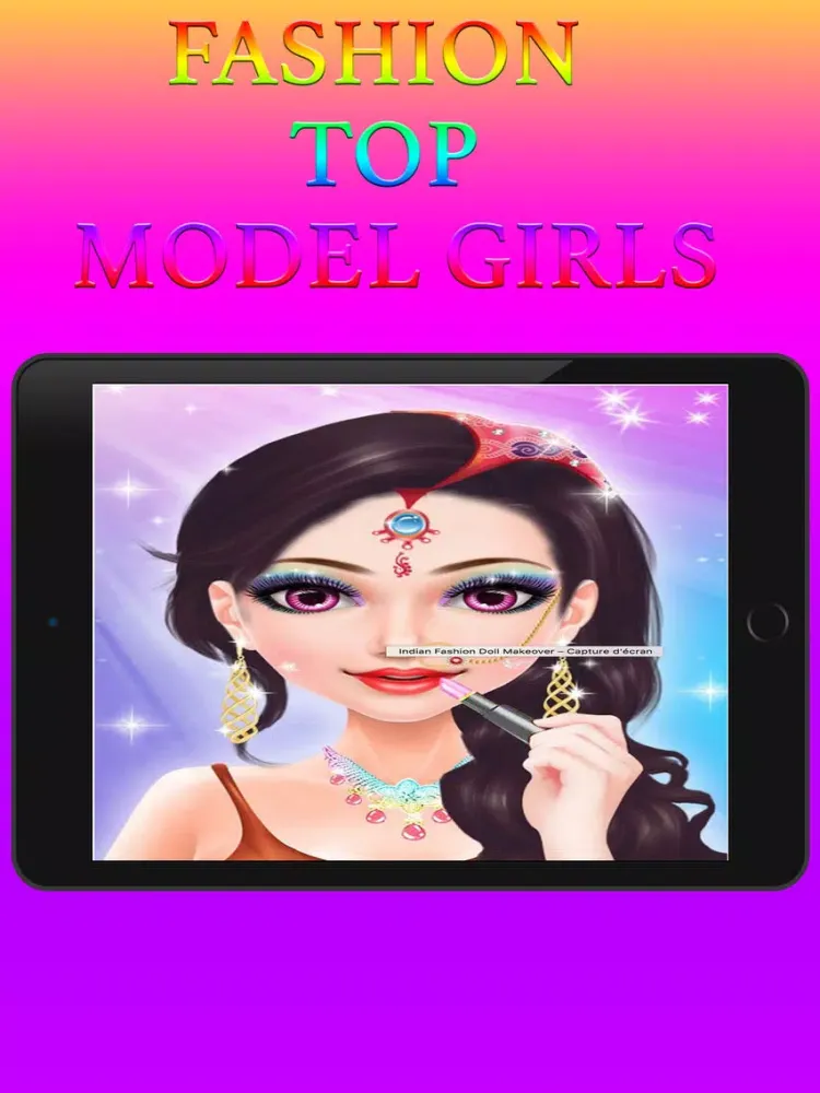 Tangkapan layar Girls makeup & Dressup iPad 