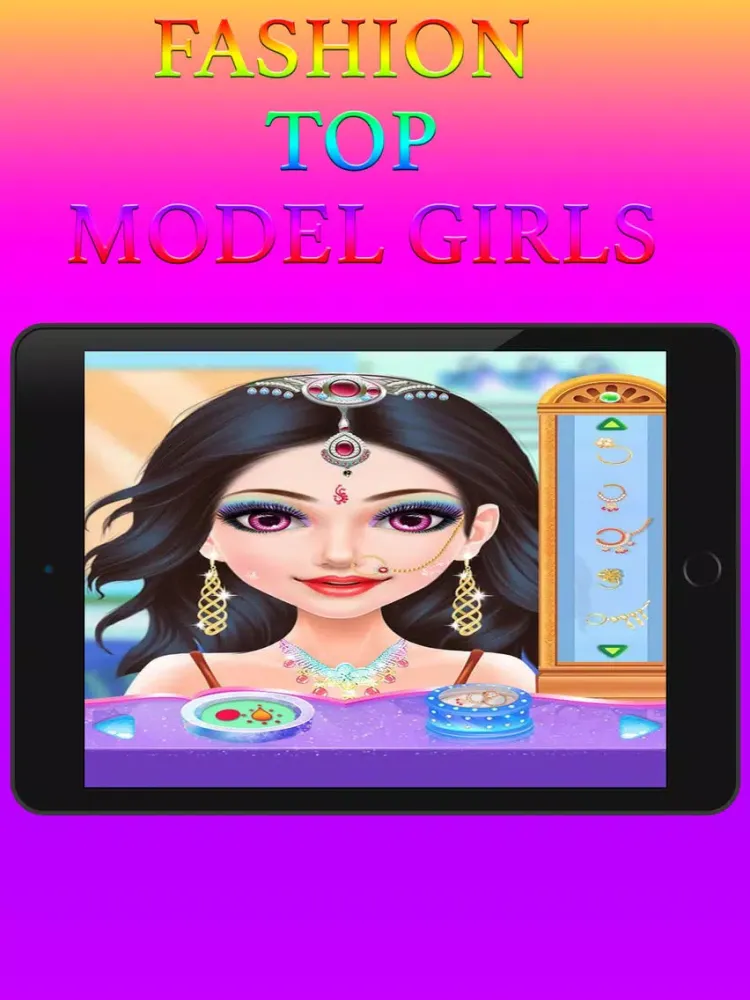 Tangkapan layar Girls makeup & Dressup iPad 