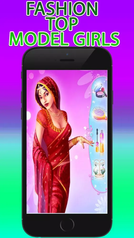 Tangkapan layar Girls makeup & Dressup