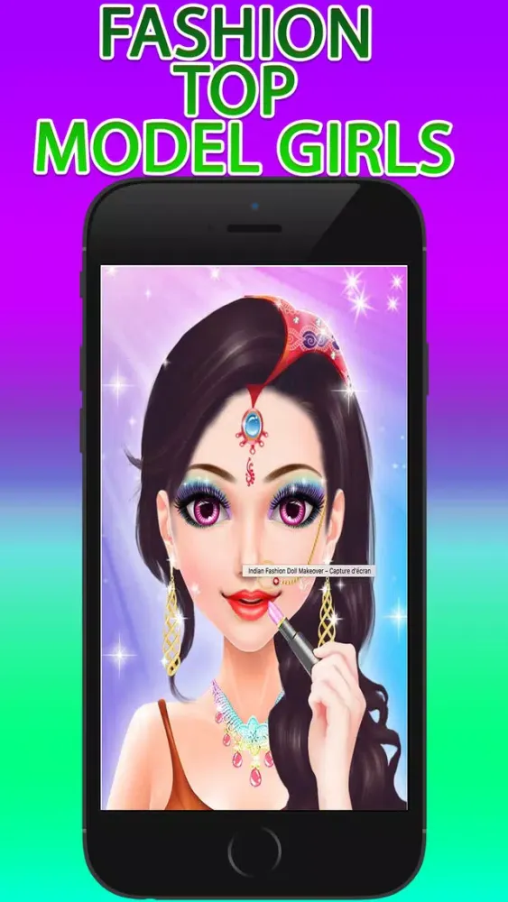 Tangkapan layar Girls makeup & Dressup