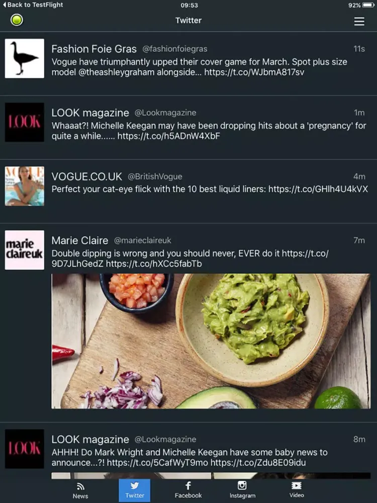 Скриншоты Fashion RightNow iPad 