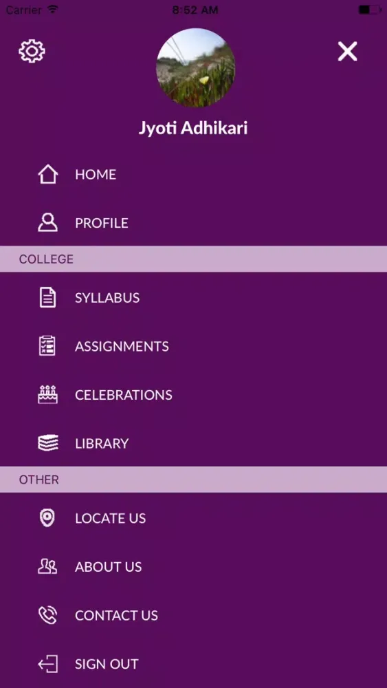 Скриншоты ICF Student Zone